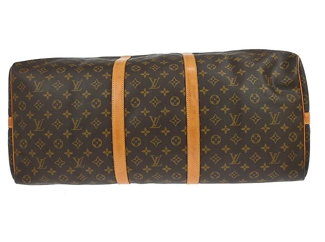 Louis Vuitton Keepall Bandoulière Monogram 60 Marrone - vista 6