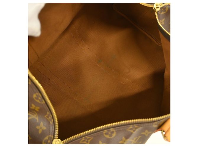 Louis Vuitton Keepall Bandoulière Monogram 50 Marrone - vista 3