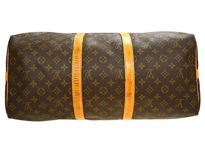 Louis Vuitton Keepall Bandoulière Monogram 50 Marrone - vista 6