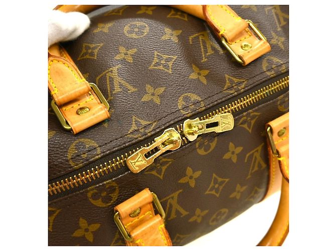 Louis Vuitton Keepall Bandoulière Monogram 50 Marrone - vista 7