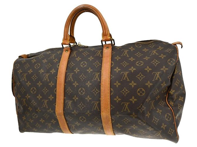 Louis Vuitton Keepall Monogram 50 Marrone - vista 2