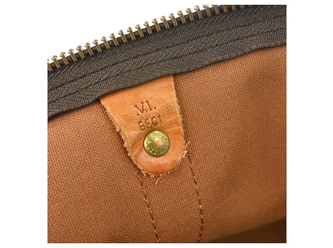 Louis Vuitton Keepall Bandoulière Monogram 55 Marrone - vista 5