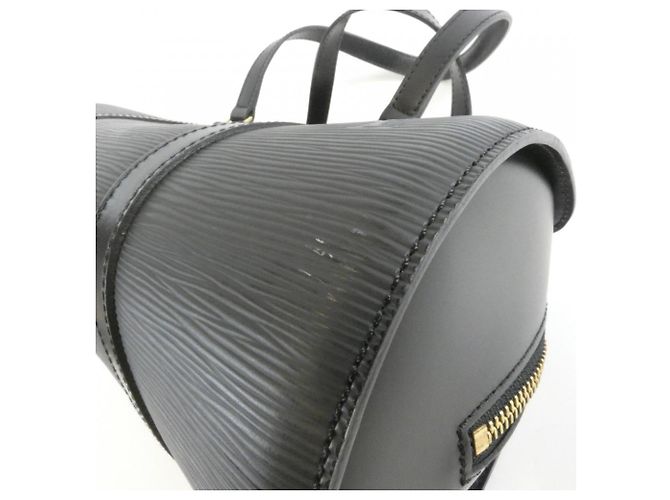 Borsa Louis Vuitton Epi Soufflot Nero - vista 6