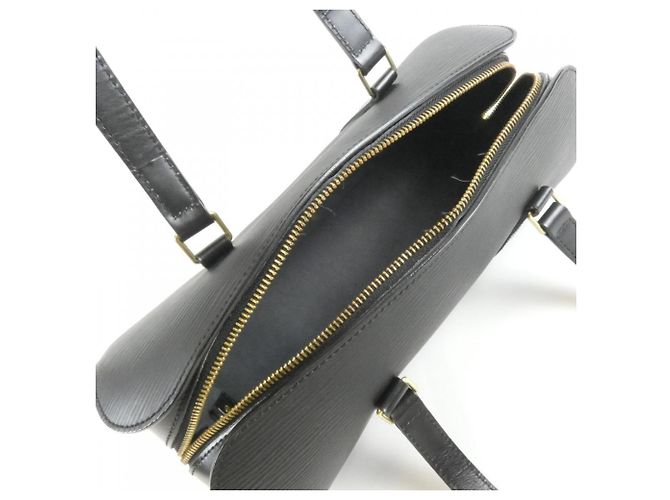 Borsa Louis Vuitton Epi Soufflot Nero - vista 8