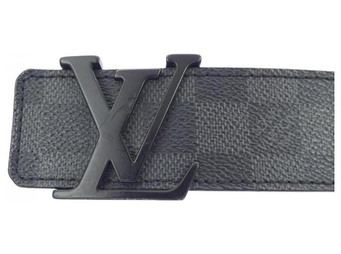 Louis Vuitton Cintura LV Initials 40MM M9808 Marrone Nero - vista 2
