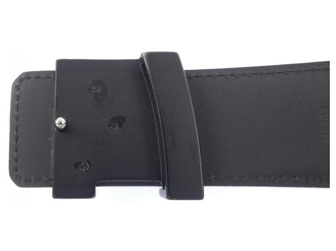 Louis Vuitton Cintura LV Initials 40MM M9808 Marrone Nero - vista 3