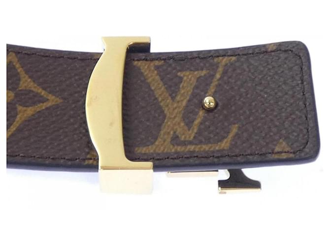 Cinturón reversible Louis Vuitton Castaño Negro - vista 3