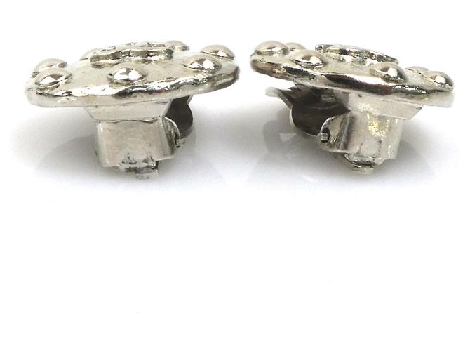 Chanel Silver Clip-On Ohrringe Silber - Ansicht 7