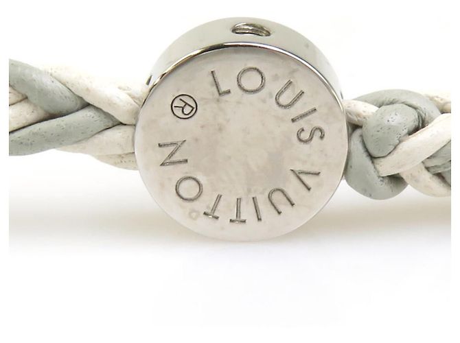 Bracciale Friendship Charm Louis Vuitton Marrone Argento D'oro Bianco sporco - vista 12