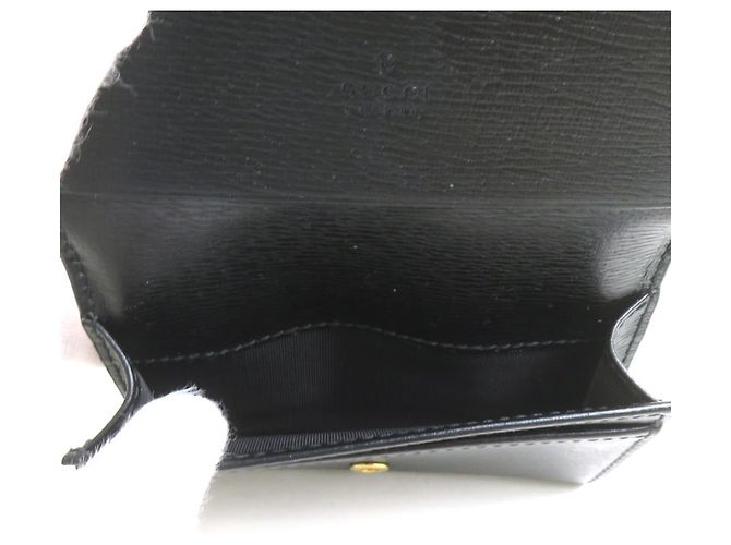 Portatarjetas de cuero Gucci Negro - vista 4