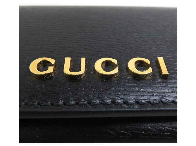 Portatarjetas de cuero Gucci Negro - vista 5