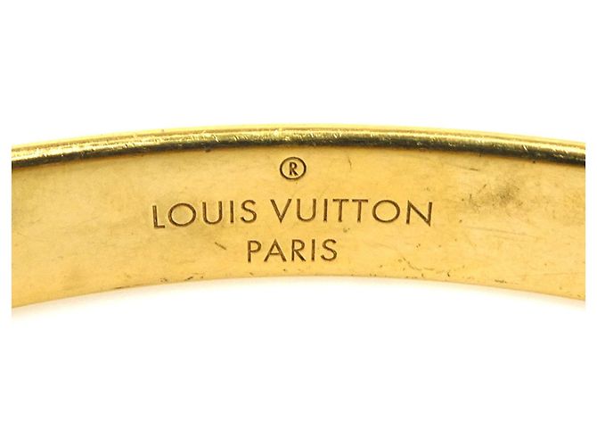 Bracciale Rigido in Metallo Dorato Louis Vuitton D'oro - vista 9