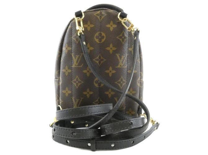 Zaino MINI Palm Springs Monogram Louis Vuitton Marrone - vista 2