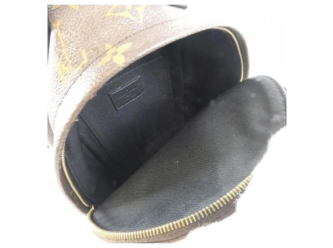 Zaino MINI Palm Springs Monogram Louis Vuitton Marrone - vista 9