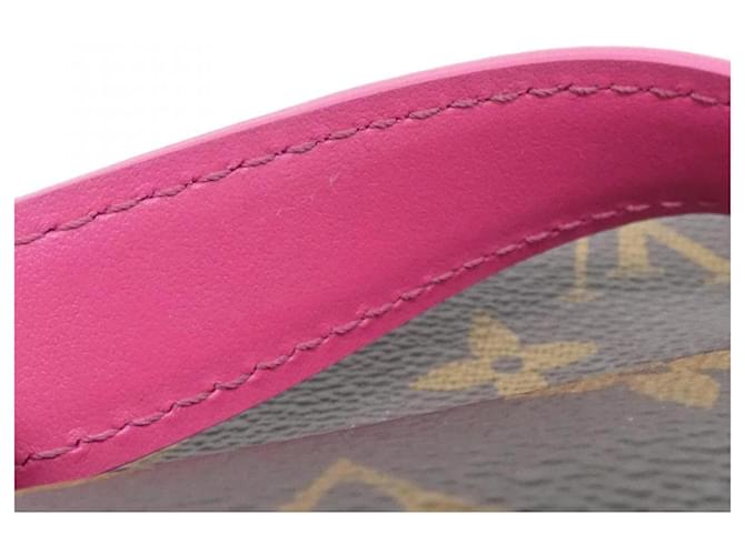 Borsa Louis Vuitton Monogram Macassar Nice Mini Marrone Rosa - vista 4