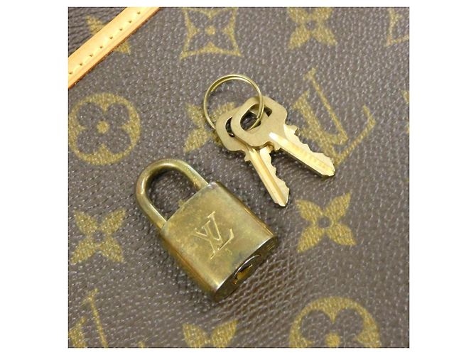 Borsa a mano Vanity Bowling Monogram Louis Vuitton Marrone - vista 4