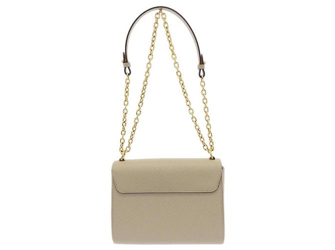 Borsa a tracolla Louis Vuitton Twist MM Beige - vista 2