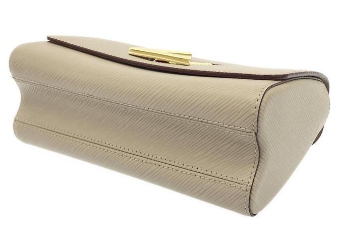 Borsa a tracolla Louis Vuitton Twist MM Beige - vista 3