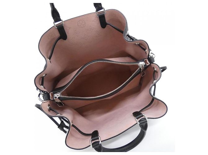 Borsa Tote Louis Vuitton Mahina Bella Nero - vista 5