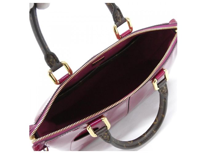 Borsa Tote Louis Vuitton Monogram Vernis Miroir Rosa - vista 8