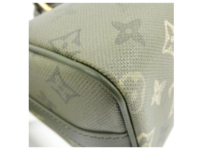 Borsa Boston Louis Vuitton Monogram Surplus Keepall Bandoulière 25cm Verde Cachi - vista 2