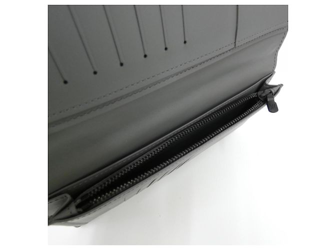 Louis Vuitton Monogram Shadow Portefeuille Brazza Wallet Marrone - vista 6