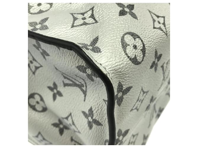 Borsa a mano Louis Vuitton Monogram Split Tote Nero Argento - vista 2