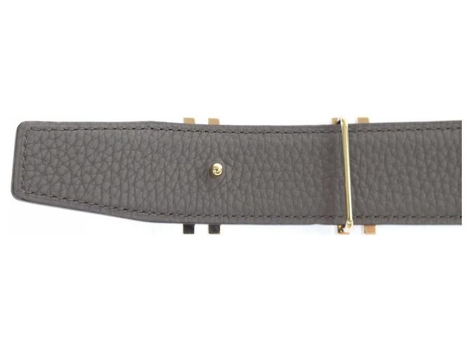 Hermès Hermes H AU CARRE Wendelgürtel Braun Schwarz - Ansicht 3