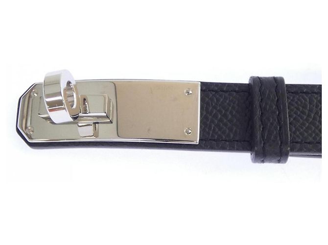Hermès Hermes Kelly 18mm Gürtel Schwarz - Ansicht 2