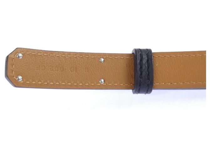 Hermès Hermes Kelly 18mm Gürtel Schwarz - Ansicht 3