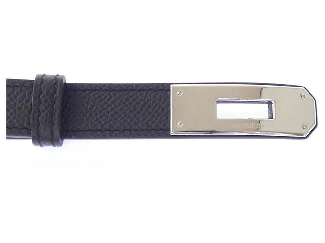 Hermès Hermes Kelly 18mm Gürtel Schwarz - Ansicht 4