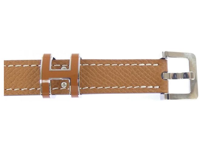 Hermès Hermes POP H 15mm Standard Gürtel Braun - Ansicht 2