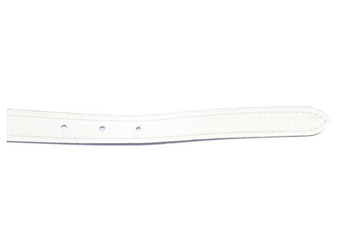 Hermès Hermes Maillon H 13mm Wendelgürtel Braun Weiß - Ansicht 4