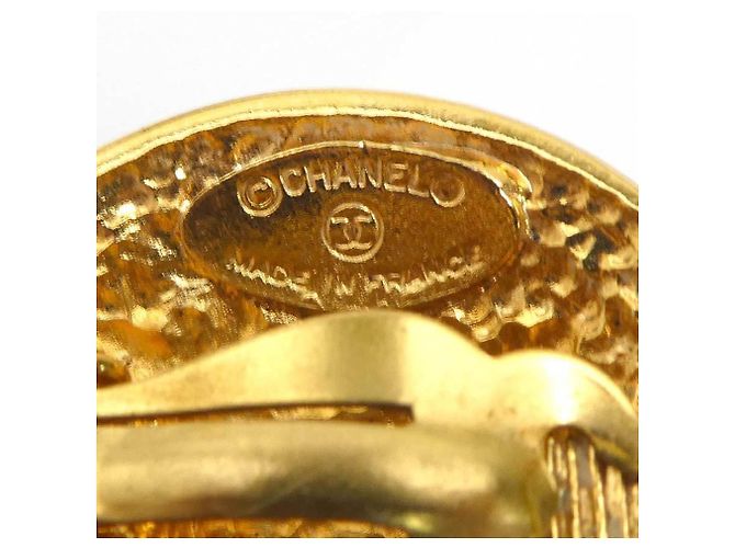 Orecchini a clip Chanel Gold D'oro - vista 8