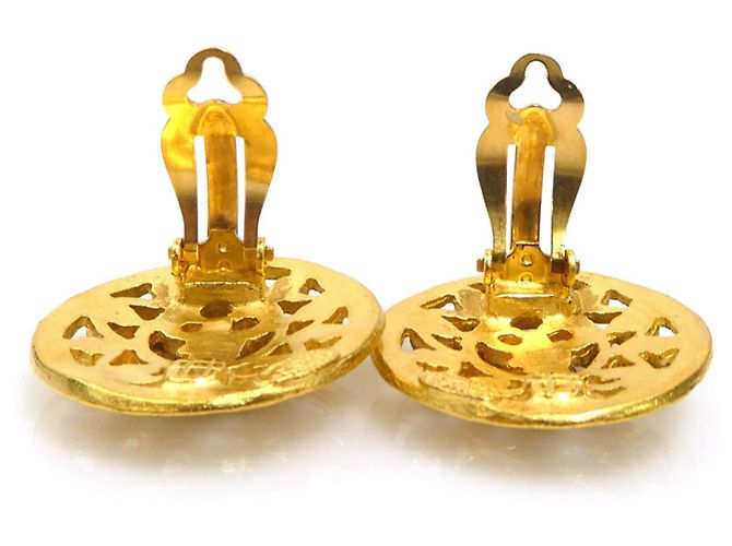 Orecchini a clip Chanel Gold D'oro - vista 5
