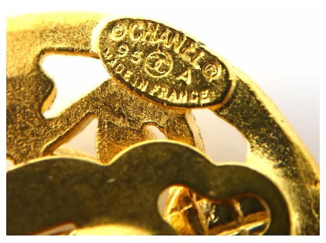Orecchini a clip Chanel Gold D'oro - vista 8