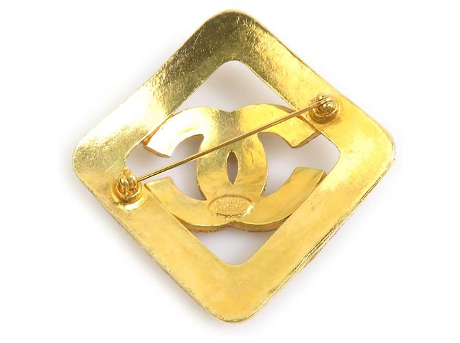 Spilla in metallo dorato Chanel D'oro - vista 5