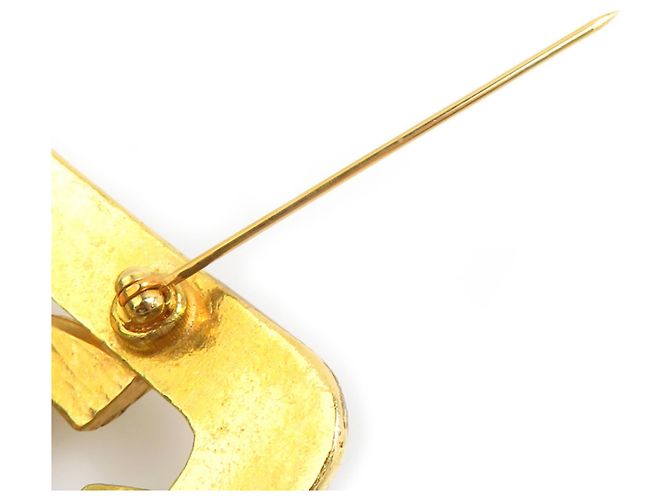 Spilla in metallo dorato Chanel D'oro - vista 6