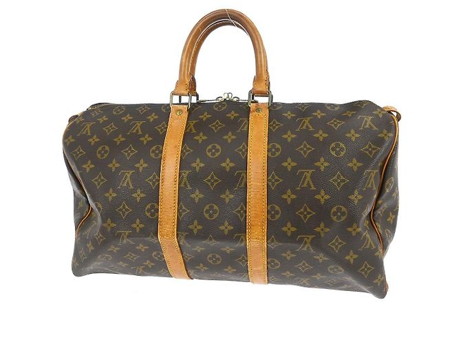 Louis Vuitton Keepall Monogram 45 Marrone - vista 2