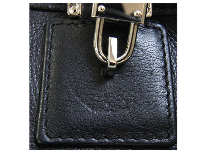 Borsa Loewe Fusta in pelle nera Nero - vista 5