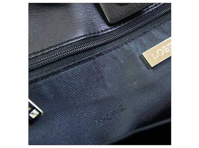Borsa Loewe Fusta in pelle nera Nero - vista 7