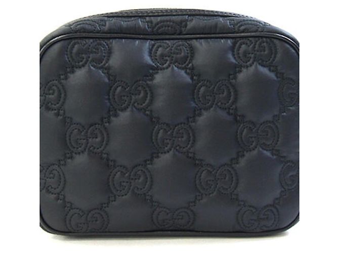 Bolsa de Ombro Small Gucci GG Matelassé Preto - vista 2