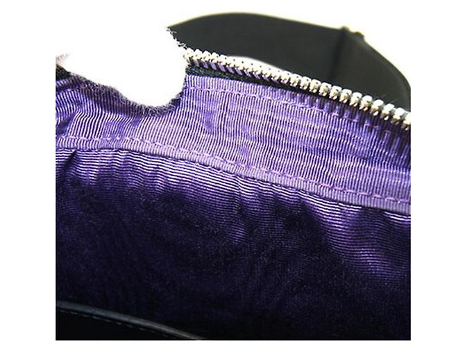 Bolsa de Ombro Small Gucci GG Matelassé Preto - vista 8