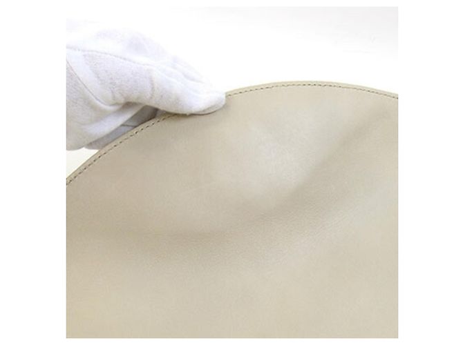 Céline Celine Vintage Schultertasche Beige Gelb - Ansicht 8