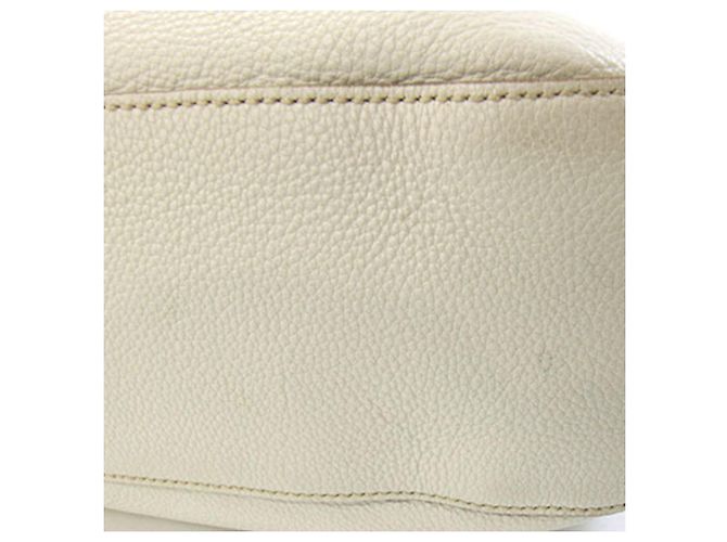 Borsa a tracolla Prada in pelle Off-White Bianco sporco - vista 6
