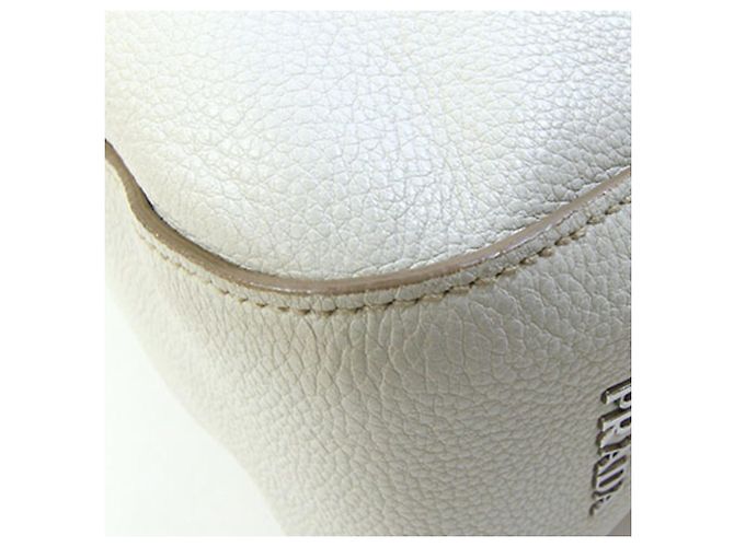 Borsa a tracolla Prada in pelle Off-White Bianco sporco - vista 7