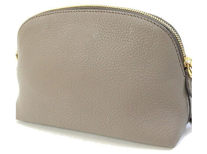 Prada Handtasche aus grauem Leder Braun - Ansicht 2