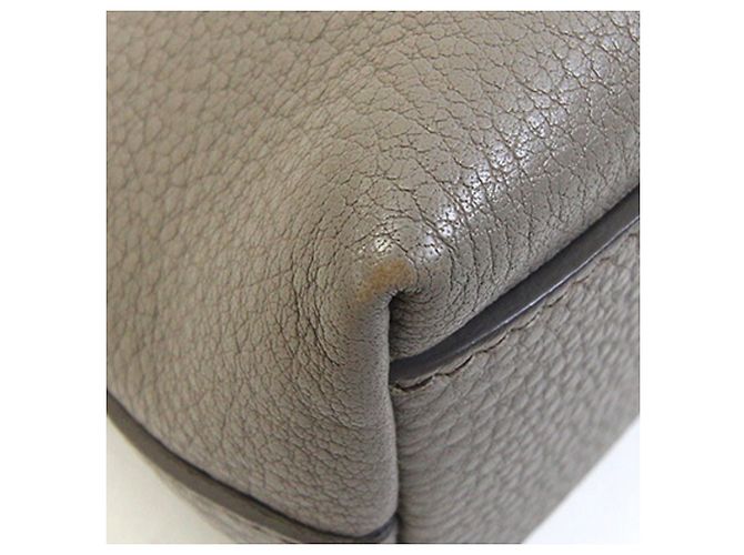 Prada Handtasche aus grauem Leder Braun - Ansicht 5