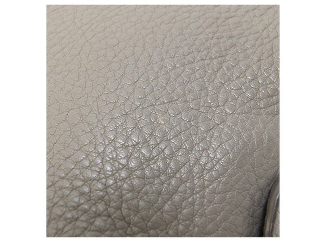 Prada Handtasche aus grauem Leder Braun - Ansicht 7
