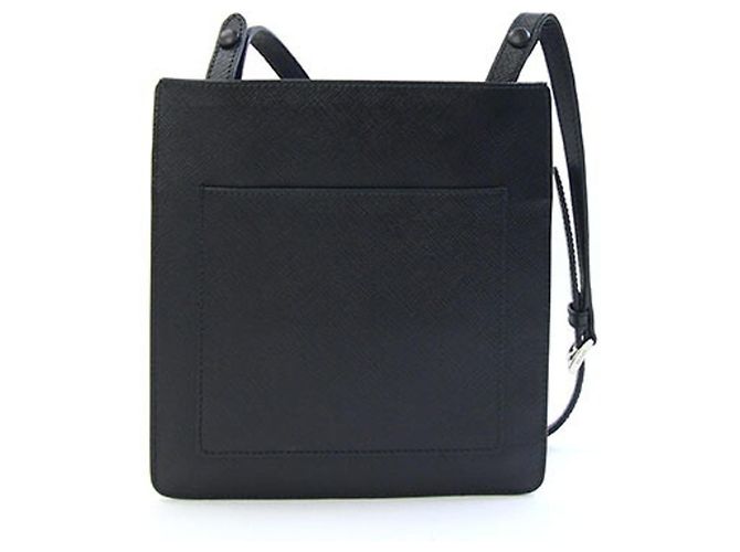 Borsa a tracolla pochette Prada in pelle nera Nero - vista 2